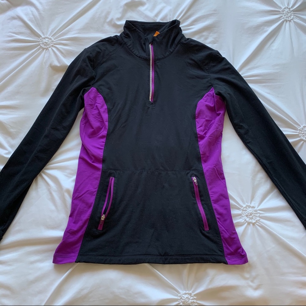 Lucy tech 1/4 zip workout running top